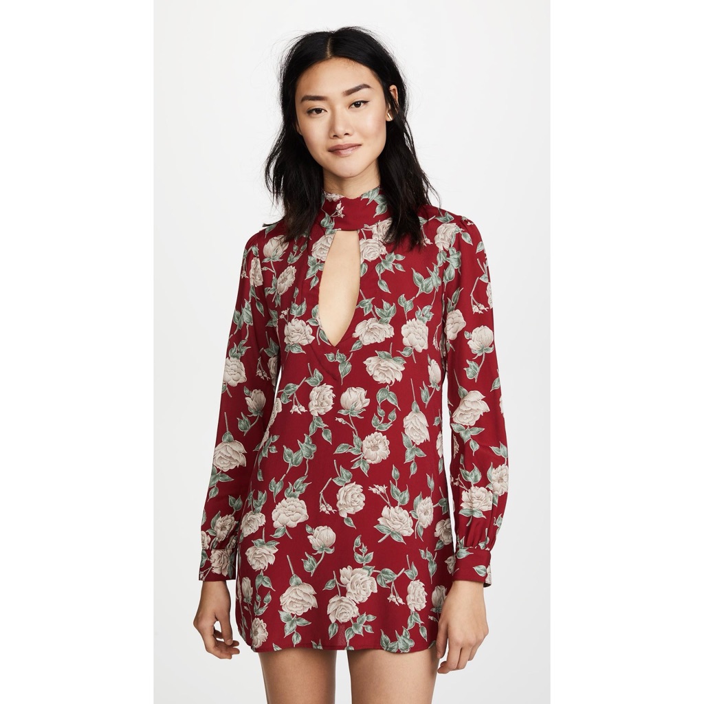 Nwt Flynn Skye Leah Floral Mini Dress Small
